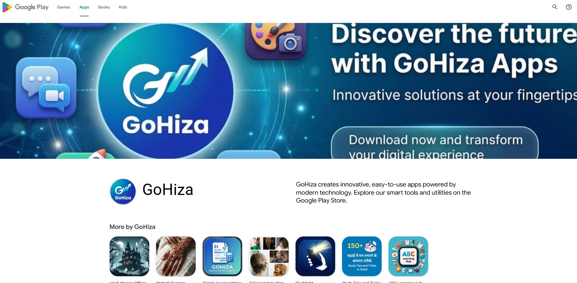 Gohiza playstore